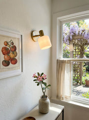 Cerova Modern Porcelain Pivoting Wall Sconce